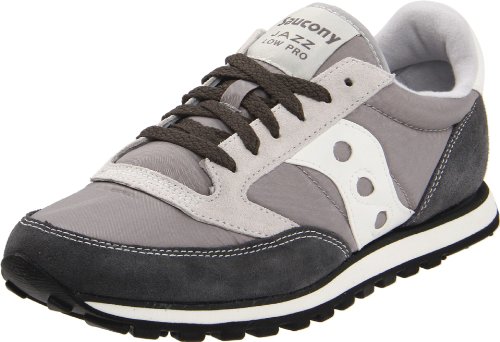 Saucony Originals Men's Jazz Low Pro Sneaker,Grey/White,9.5 M US