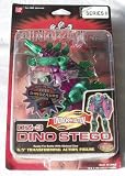 Dinozaurs DZ-3 Dino Stego 6.5 inch Transforming Action Figure By Ban Dai in 1998  (packet is in poor condition )