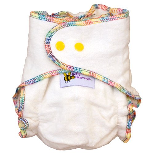 Baby BeeHinds One Size Hemp Fitted Cloth Diaper