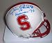 Sporting Goods : Jim Plunkett Autographed Stanford Cardinals Riddell Mini Helmet with 'Heisman 70' Inscription