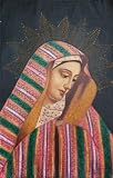 Our Lady Virgin Mary Cuzco Oil Painting Peru Folk Art