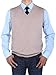 Luciano Natazzi Men's V-Neck Cotton Sweater Pullover Vest Relaxed Fit