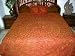 3p Pink Gold Elephant Embroidered Cotton Indian Bedspread Coverlet King
