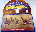 Galoob's All-star Mvp's 1997 Edition Houston Rockets Poseable Action Figures Elie Drexler Willis Olajuwon