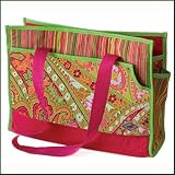 GloveIt Pink Paisley Tote Bag