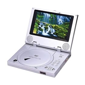 Feastronics Portable DVD Player with Dual Digital (freeview) & Analog TV Tuners + 300 Games + free carry bag
