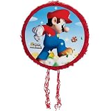 Super Mario Bros. 18 Pull-String Pinata Party Supplies