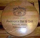 Jack Daniels laser engraved head with custom inserts
