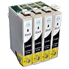 Compatible Epson Stylus SX435W Ink Cartridges 4X Black (4-Pack)