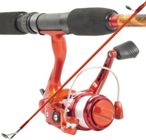 South Bend Worm Gear Fishing Rod &amp; Spinning Reel (Orange) Co