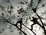 Lebanese Anti-American Protesters Photographic Poster Print, 56x42