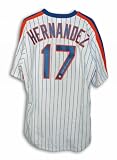 Autographed Keith Hernandez New York Mets White Pinstripe Majestic Jersey
