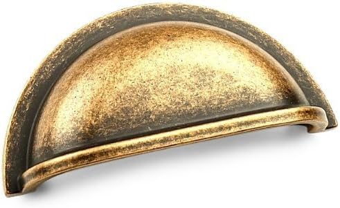 Century Hardware 28443-AC Milan Zinc Die Cast Cup Pull, Copper by ATG Stores