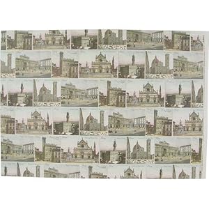 Florence Architecture & Monuments Poster Decoupage Gift Wrap 20 x 28 "