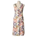 Eddie Bauer Print Knit Wrap Dress