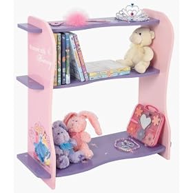 Disney Princess Hearts And Crowns Three Tier Shelving Unit