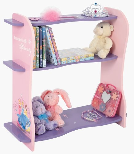 Disney Princess Hearts And Crowns Three Tier Shelving Unit