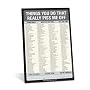 Knock Knock Classic Note Pad: Things You Do That Really Piss Me Off! (Pack of 6)