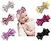 Onshine 6pcs Baby Sequins Headbands Glitter Bow Soft Headwrap Sparkle Headdress