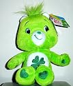 New Care Bears 8 Inch Beanie Good Luck Bear
