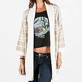 Element Juniors Mai Jacquard Wrap Sweater Cardigan