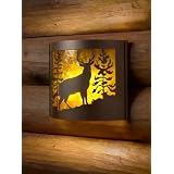 Decorative Indoor Wildlife Sconces (Whitetail right) by PD Metals