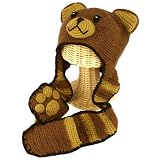 baby furniture san diego-Kid 3-6yrs San Diego Hat Co Knit Bear Trooper Hat Cap with Scarf with Mitten Gloves
