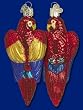 Old World Christmas Colorful Macaw Bird Glass Christmas Ornament #16021