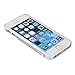 iPhone SE/5S/5 Case: Amplim Slim Fit Luxury Silver Color Hard Aluminum Metal + White Plastic + Soft Silicone Rubber 3-Layer iPhone SE/iPhone 5S/iPhone 5 Protector