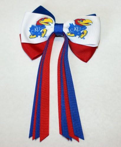 NCAA Collegiate TEAMS - Hair accessory (#021 Mini Streamer, University of Kansas)