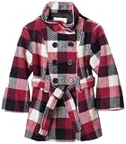 Amy Byer Girls 2-6x Pretty In Pink Cozy Chic Coat,Pink Plaid,4 Amy Byer Girls 2-6x Pretty In Pink Cozy Chic Coat,Pink Plaid,4