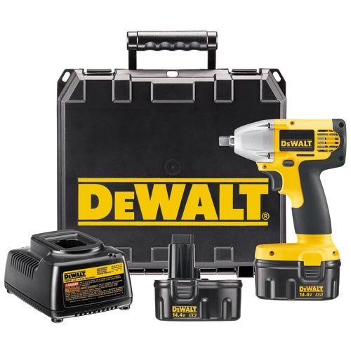 Check out sale price for Factory-Reconditioned DEWALT DW055K-2R Heavy Duty 14.4-Volt Ni-Cad 1/2-Inch Cordless Impact Wrench. Free Shipping.