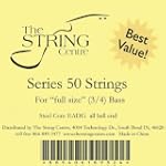 The String Centre Series 50 Double Bass String Set 3/4 size set