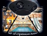 OWI Commercial Speaker -V-6810 6.5-In. Woofer 50W 88486 360x180 Dispersion 4-Bass-Ports - Black