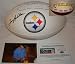 Terry Bradshaw Autographed/Hand Signed Pittsburgh Steelers Logo Football