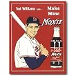 Nostalgic Ted Williams Tin Sign : Moxie