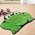 Luxbon Cartoon Frog Color Green Soft/smooth/flexible Carpet/mat/rug Floor/ Bedroom/living Room/bathroom/kitchen/area/home Decoration