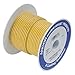 Ancor 105010 Tinned Copper Wire, 14 AWG (2mm2), Yellow - 100ft
