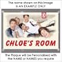 Personalised XL Size One Direction Bedroom Door Plaque - Plaque Size 16.5cm by 11.5cm - An Ideal Gift