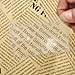 Ecoolbuy Credit Card 3 X Magnifier Magnification Magnifying Fresnel LENS, 10-Pack