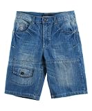 Rocawear Corp. Script Denim Shorts (Sizes 8 - 20)
