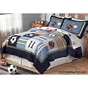 All State Twin Quilt with Pillow Sham