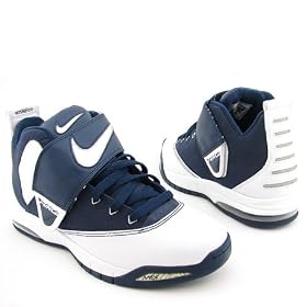 NIKE Air Max Power Three Basketball Blue, Navy Blue Mens