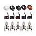 Dilwe 15Pcs Guitar Finger Picks, DIY Thumb Forefinger Finger Picks Protector Accessory with Storage Box for Guitar