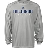 Adidas Michigan Wolverines AdiBody Long Sleeve Crew Tee
