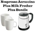 Nespresso 3192-US Aeroccino Plus Milk Frother Plus Bundle