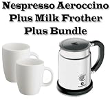 Nespresso 3192-US Aeroccino Plus Milk Frother Plus Bundle