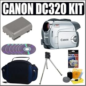 Canon DC320 DVD Camcorder + Accessory Kit by Canon