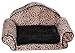 Woof Kingdom® washable Pet Mat - Luxury Sofa bed for Pets - Medium and Small Pets/Dogs - Leopard print