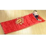 MANCHESTER UNITED MAN UTD MUFC FC KIDS BOYS SLEEPOVER SLEEPING BAG CARRY BAG NEW